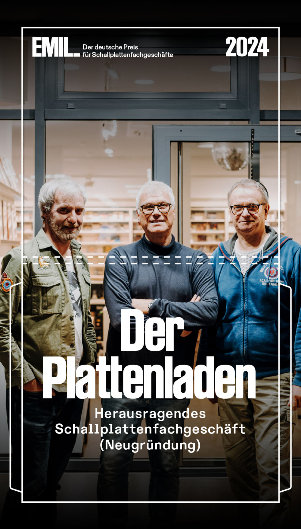 Bild des Emil Preises mit Markus, Tom und Holger